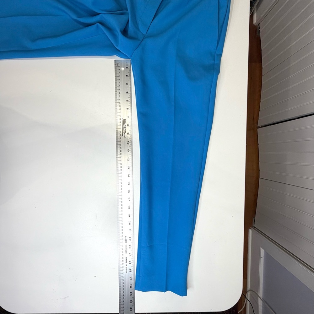 Talbots Women’s Hampshire Ankle pants, size 6, bright blue, excellent like new! - Picture 3 of 7